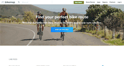 Desktop Screenshot of bikemap.net